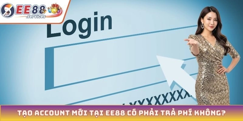 Tạo account mới tại EE88 có phải trả phí không?